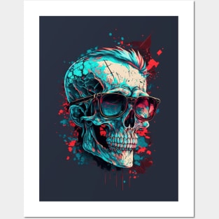 Hip and Cool Skull Posters and Art
